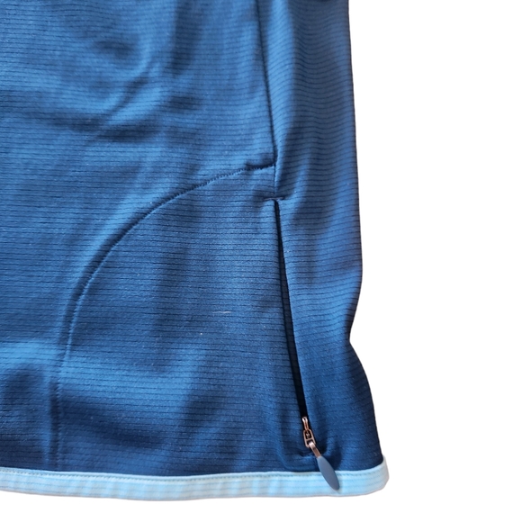 Women's Under Armour Heat Gear Teal Quarter Zip Shirt Size Medium - Picture 4 of 5